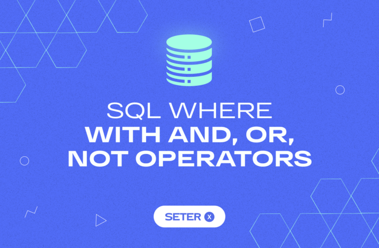SQL WHERE with AND, OR, NOT Operators