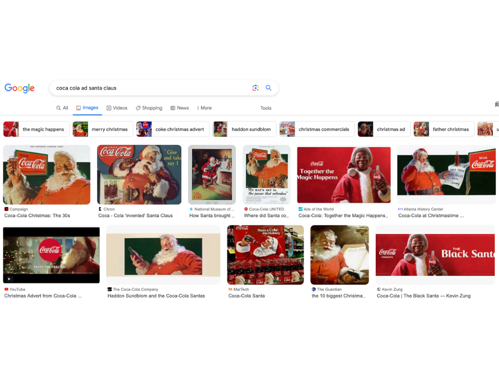 coca-cola-christmas-ad-google-search