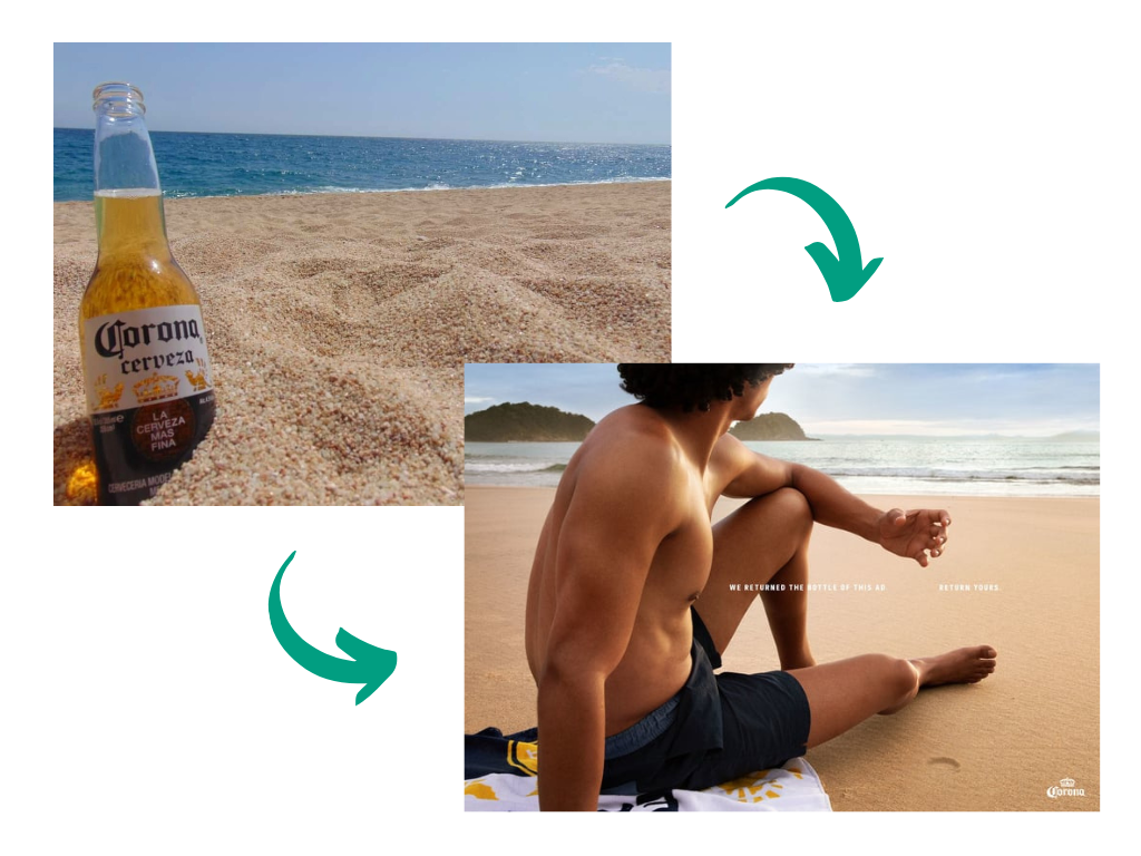 two-corona-ad-on-the-beach
