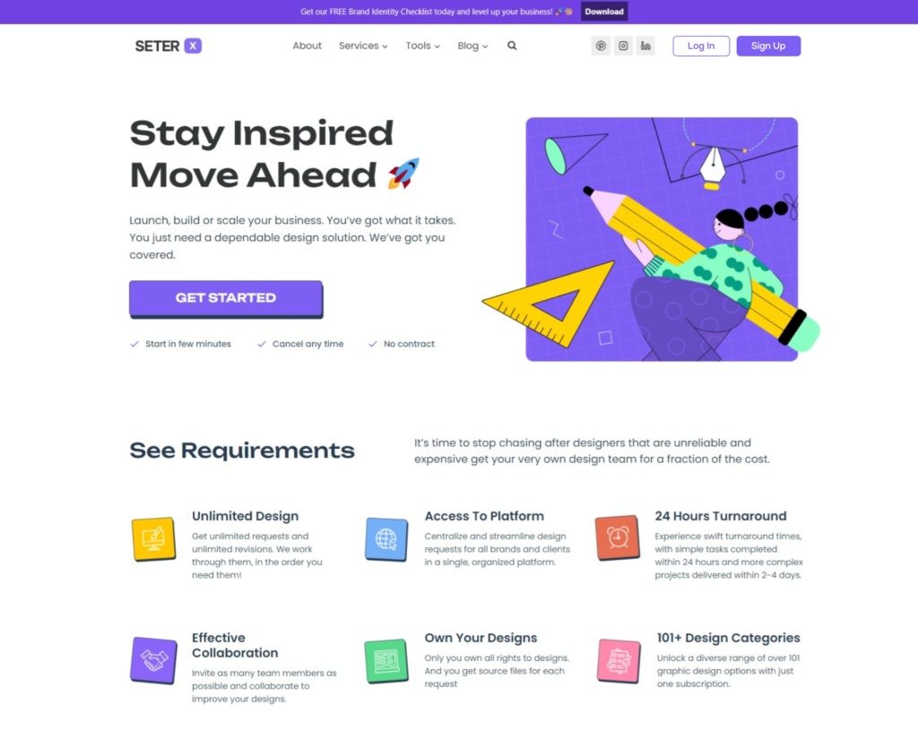 Seter Graphic Labs Homepage